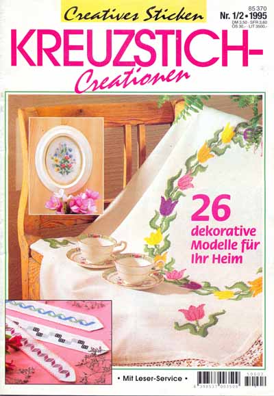 Kreuzstich-Creationen Creatives Sticken Nr. 1/2 1995